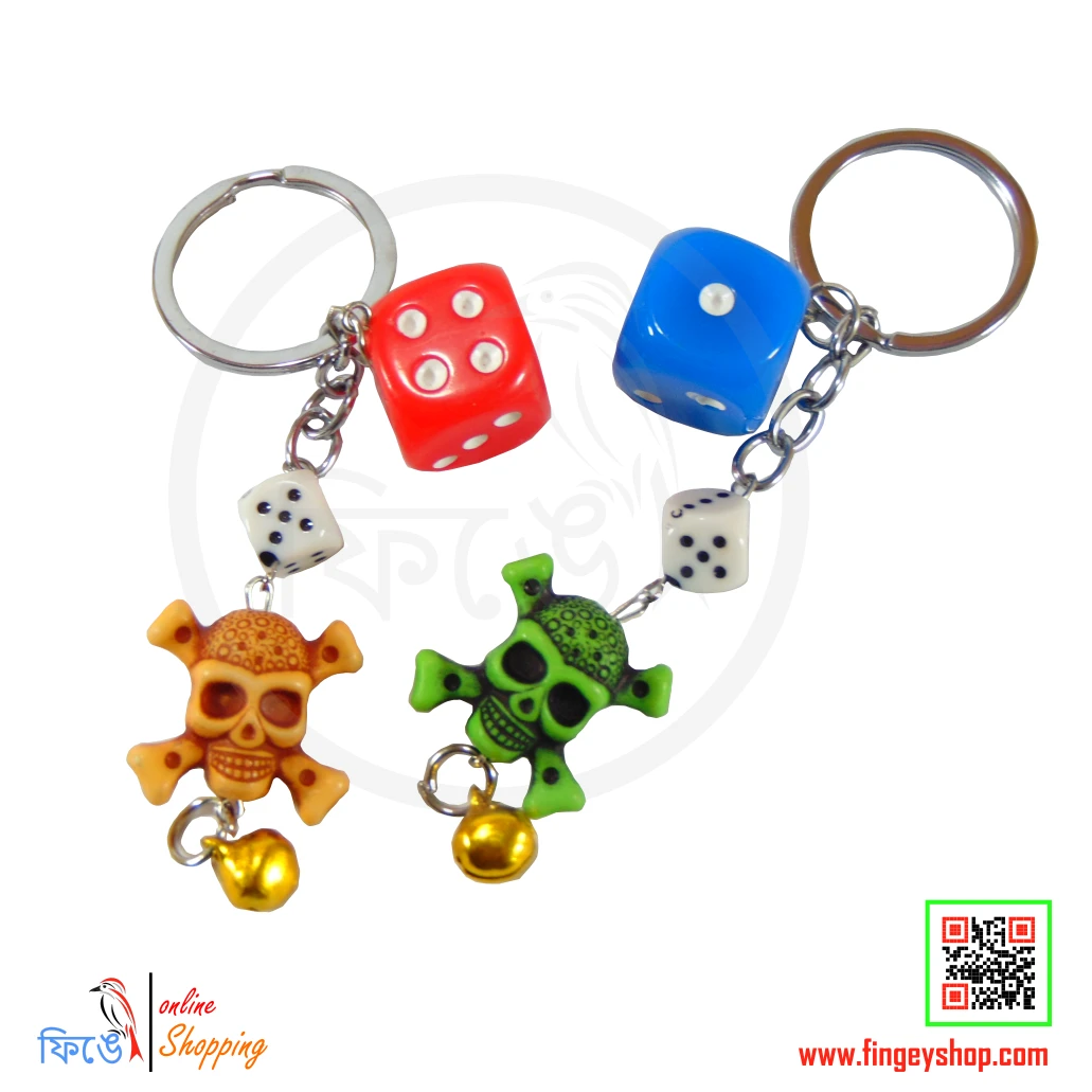 Skull keyring from Fingey Ecommerce/ Fingey ECOM